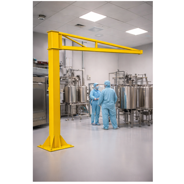 Freestanding Over-Braced Jib Crane – 3m Arm