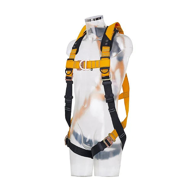 Guardian Series 2-Point Full Body Harness with Quick Connect Buckles & Shoulder Pad + Safety Course