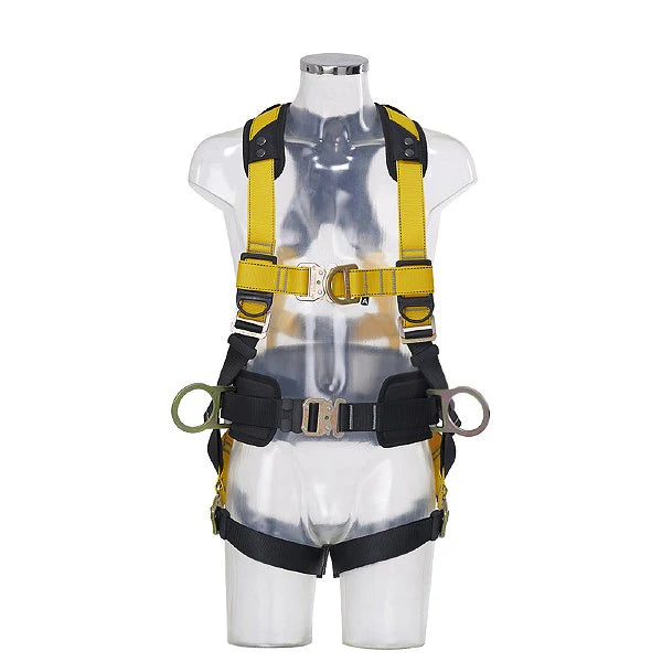 Guardian Series 4-Point Full Body Harness with Pass-Through Buckles and Waistbelt + Safety Course