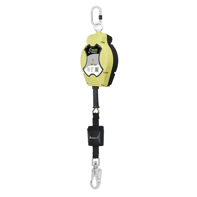 Kratos 15m Wire Rope Retractable Fall Arrester + Fall Arrest Blocks Safety Awareness Course