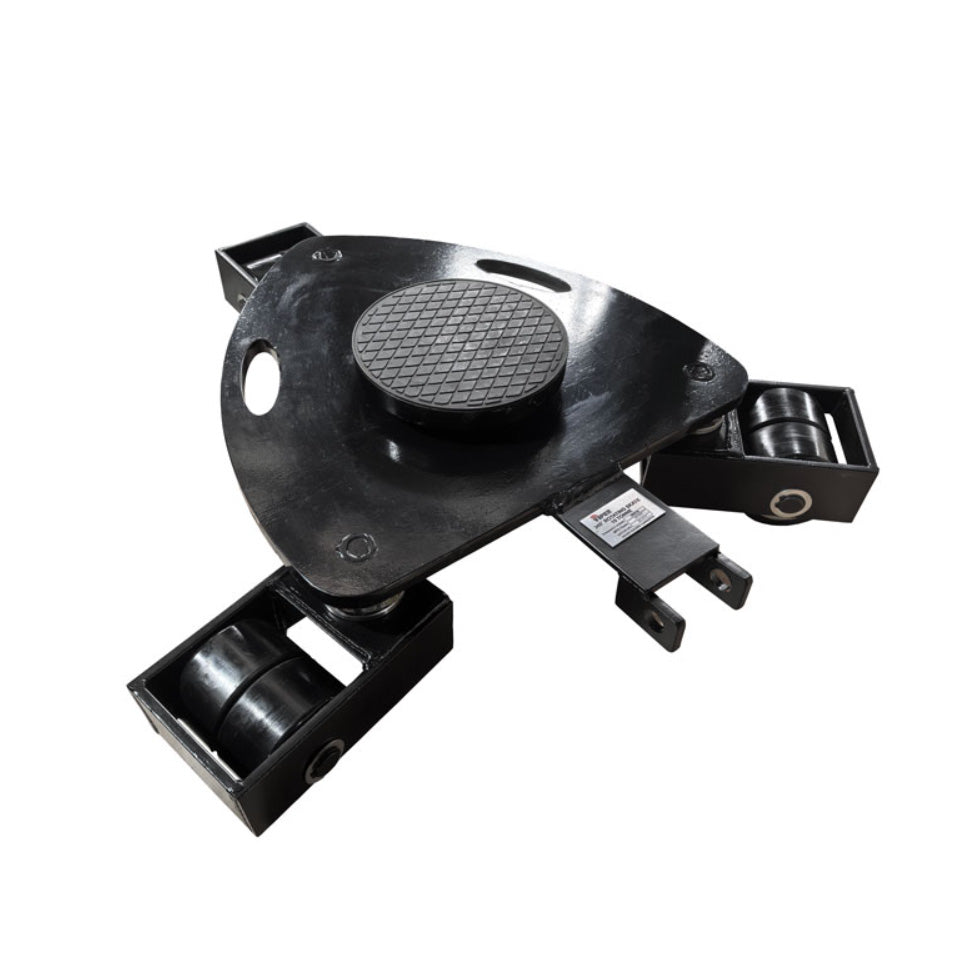 Black Viper VRS10 10-ton 360-degree rotating moving skate with three roller assemblies