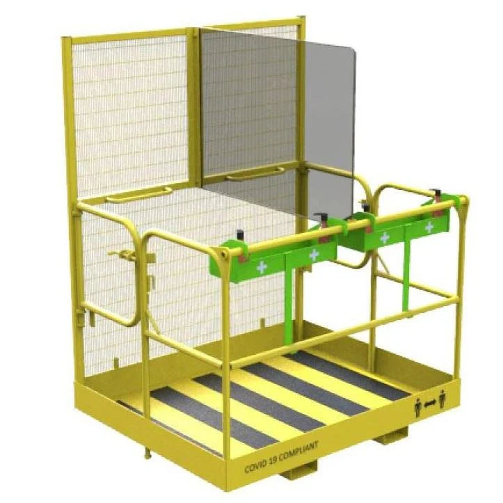Forklift Safety Cage for Covid-19 + Forklift Cages Safety Awareness Course