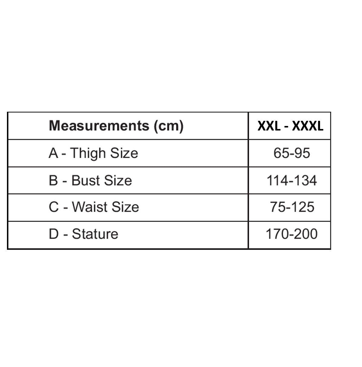 FallArrest Global Excel Harness - Extra large up to 3XL