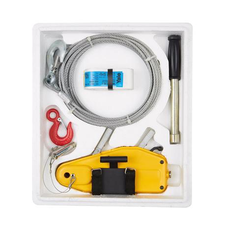 500kg Yaletrac ST Steel Cable Pullers with wire rope, hook, and webbing sling + Safety Course
