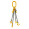 4.2 Ton Grade 8 Four Leg Chain Sling with Shorteners and Sling Hooks