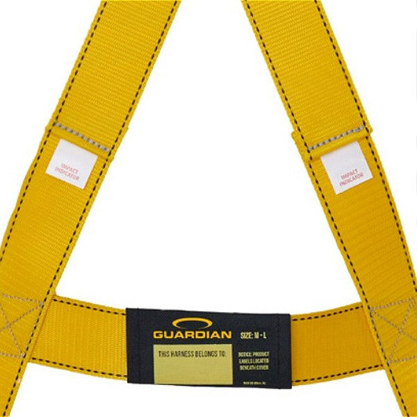 Guardian Series 2-Point Full Body Harness with Pass-Through Buckles