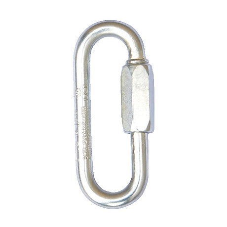 Guardian Steel Rapid Oval Link 8mm Connector with Screwgate and 17mm Gate Opening