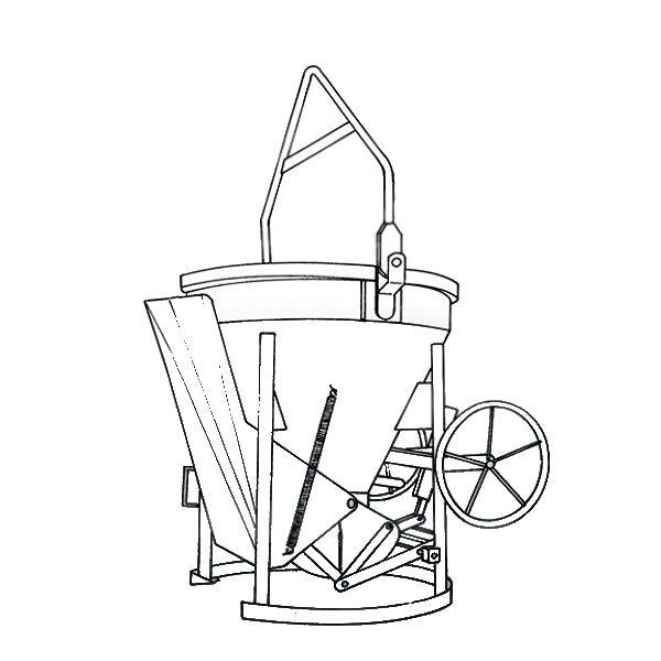 Eichinger® Geared Twinflow Concrete Crane Skip