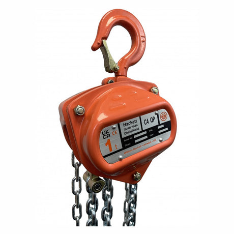 William Hackett C4-QP Chain Hoist - Quad Pawl