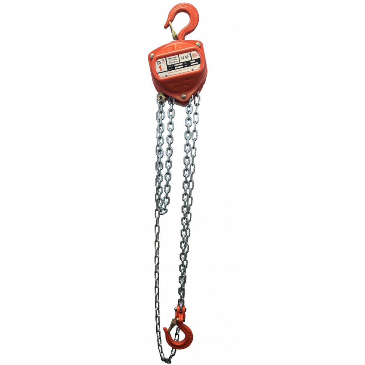 William Hackett C4-QP Chain Hoist - Quad Pawl