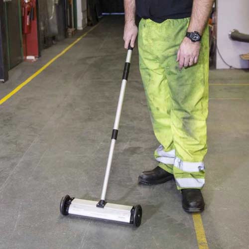 Pedestrian Magnetic Sweeper