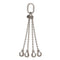 5.15 Ton Cromox Stainless Steel Four Leg Chain Sling with Clevis Sling Hooks