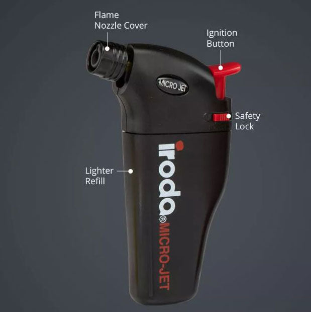 Iroda Micro-Jet Torch with Adjustable Flame