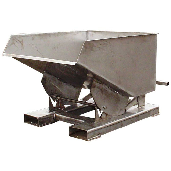 Forklift Tipping Skip - Stainless Steel