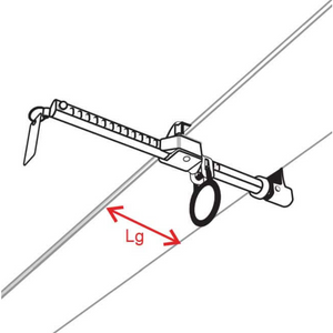 Aluminium Beam Anchor Representation view