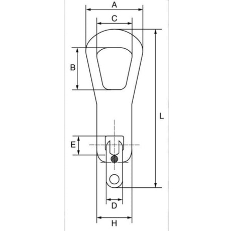 Cobra Grade 80 Ring Clutch technical drawing