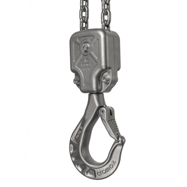 Cromox CCH stainless steel chain hoist used in marine and hygienic lifting applications