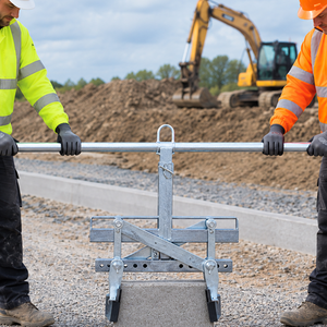 Eichinger® Mechanical Kerb Lifter workers operating