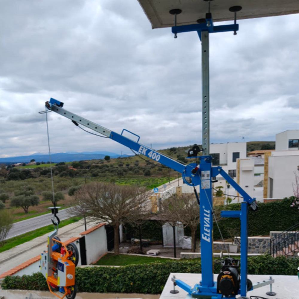 Elevall EK180 Foldable Davit Crane Image Demo2