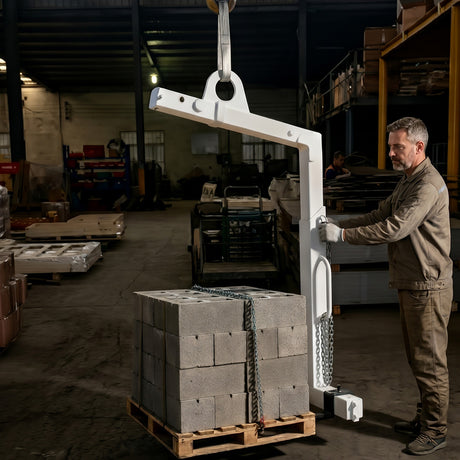 GT Self Balancing Crane Fork in use