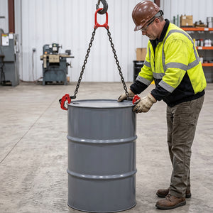 GT Two Leg Drum Lifter Clamp worker demo