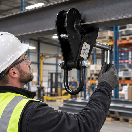 GT Viper Adjustable Large Beam Clamp Demo Image