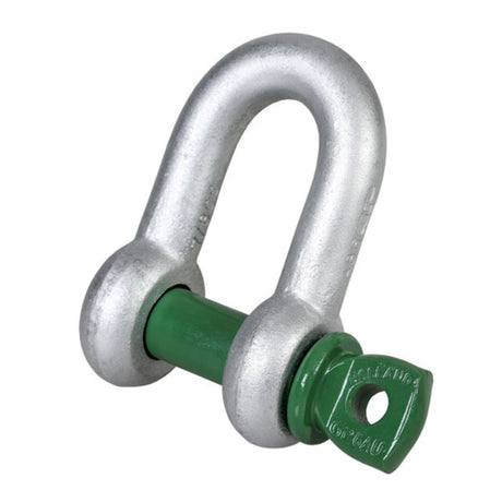 Green Pin Dee Shackles with Screw Collar Pin image
