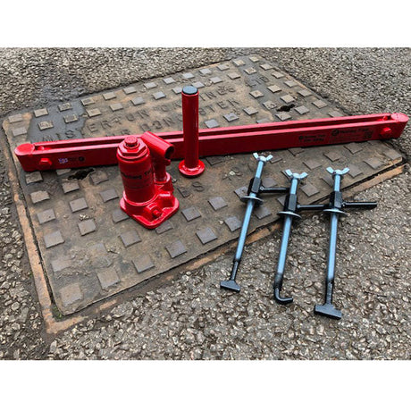Mustang Hydraulic Manhole Cover Seal Breaker + Hydraulic Manhole Cover Lifters Safety Awareness Course