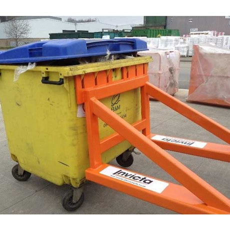 Forklift Wheelie Bin Stacker