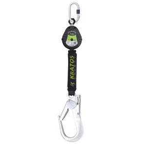 Kratos 2m Retractable Fall Arrester with Polymer Casing and Scaffold Hook + Fall Arrest Blocks Safety Awareness Course