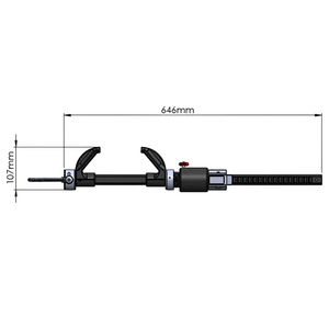 Vertical Beam Anchor measurements view