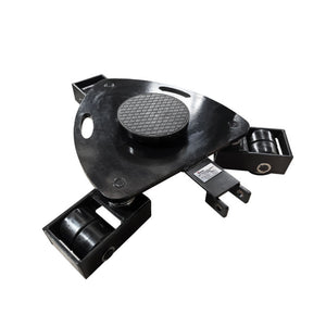 Black Viper VRS10 10-ton 360-degree rotating moving skate with three roller assemblies
