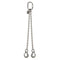 5.40 Ton Cromox Stainless Steel Double Leg Chain Sling with Clevis Sling Hooks
