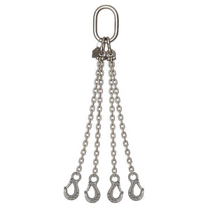 8.15 Ton Cromox Stainless Steel Four Leg Chain Sling with Clevis Sling Hooks
