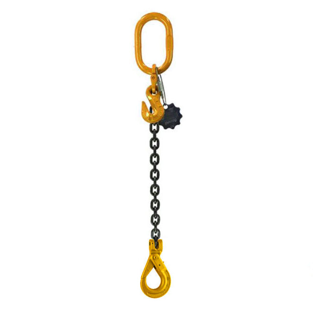 5.3 Ton Grade 8 Single Leg Chain Sling with Shortener and Self-Locking Hook
