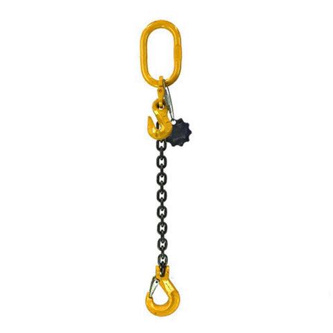 3.15 Ton Grade 8 Single Leg Chain Sling with Shortener and Sling Hook