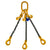 11.2 Ton Grade 8 Three Leg Chain Sling with Shorteners and Self-Locking Hooks