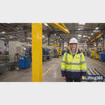 Freestanding Over-Braced Jib Crane – 3m Arm