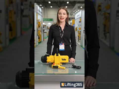 Yale CPE Electric Chain Hoist with Top Hook and Chain Bag