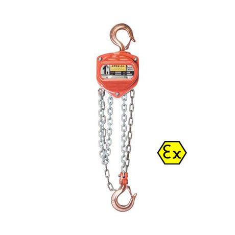 William Hackett ATEX-C4 Chain Hoist c/w Stainless Steel Hand Chain