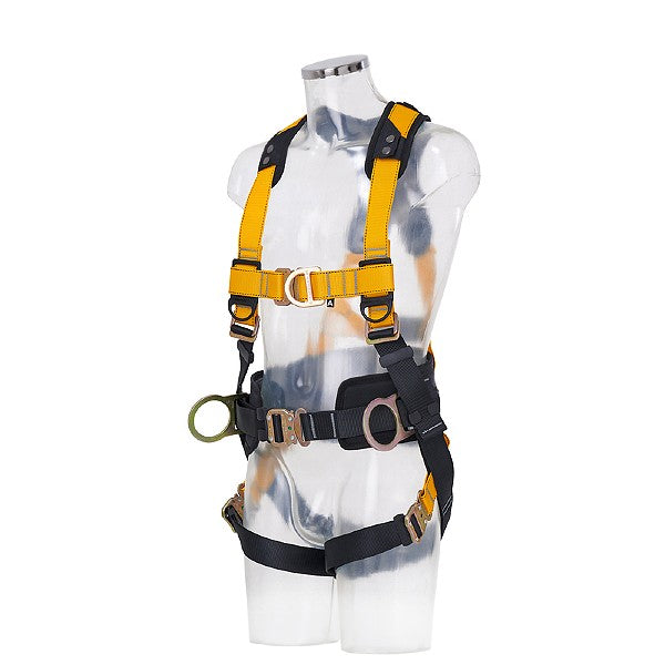 Guardian Series 4-Point Full Body Harness  with Quick Connect Buckle & Shoulder Pad
