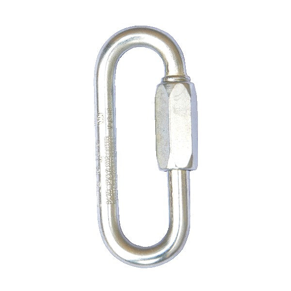 Guardian Steel Rapid Oval Link 8mm Connector with Screwgate and 17mm Gate Opening