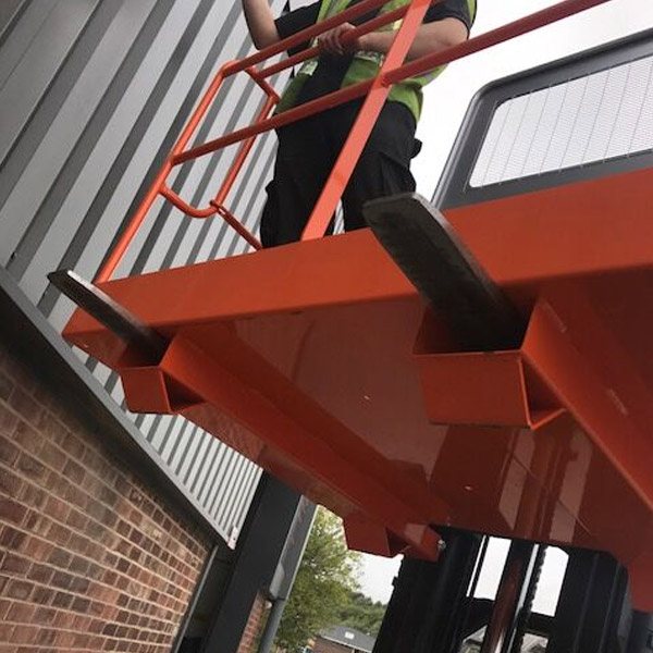 Telehandler Fork Mounted Wide Access Platform