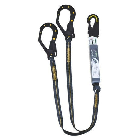 Kratos Dielectric Forked Webbing Lanyard - Shock Absorbing