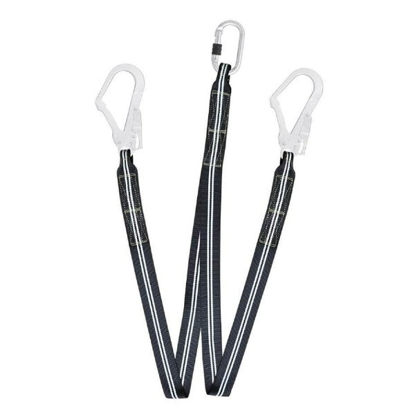 Kratos Fire Resistant Forked Webbing Lanyard - Restraint