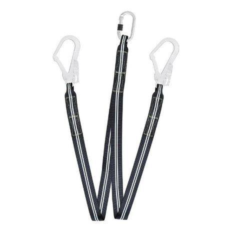 Kratos Fire Resistant Forked Webbing Lanyard - Restraint
