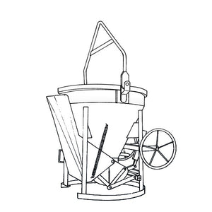 Eichinger® Geared Twinflow Concrete Crane Skip