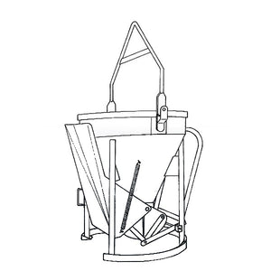 Eichinger® Levered Twinflow Concrete Crane Skip