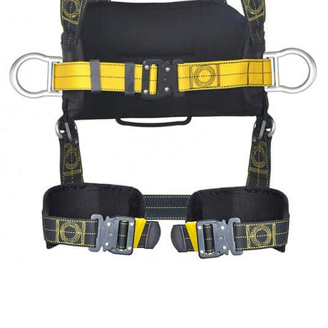 Kratos Revolta 4 Point Full Body Harness with Belt - Oil, Water, & Dirt Repellent