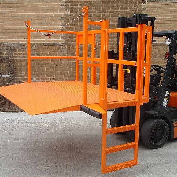 Fork Mounted Load Lifter with Ladder | Lifting365